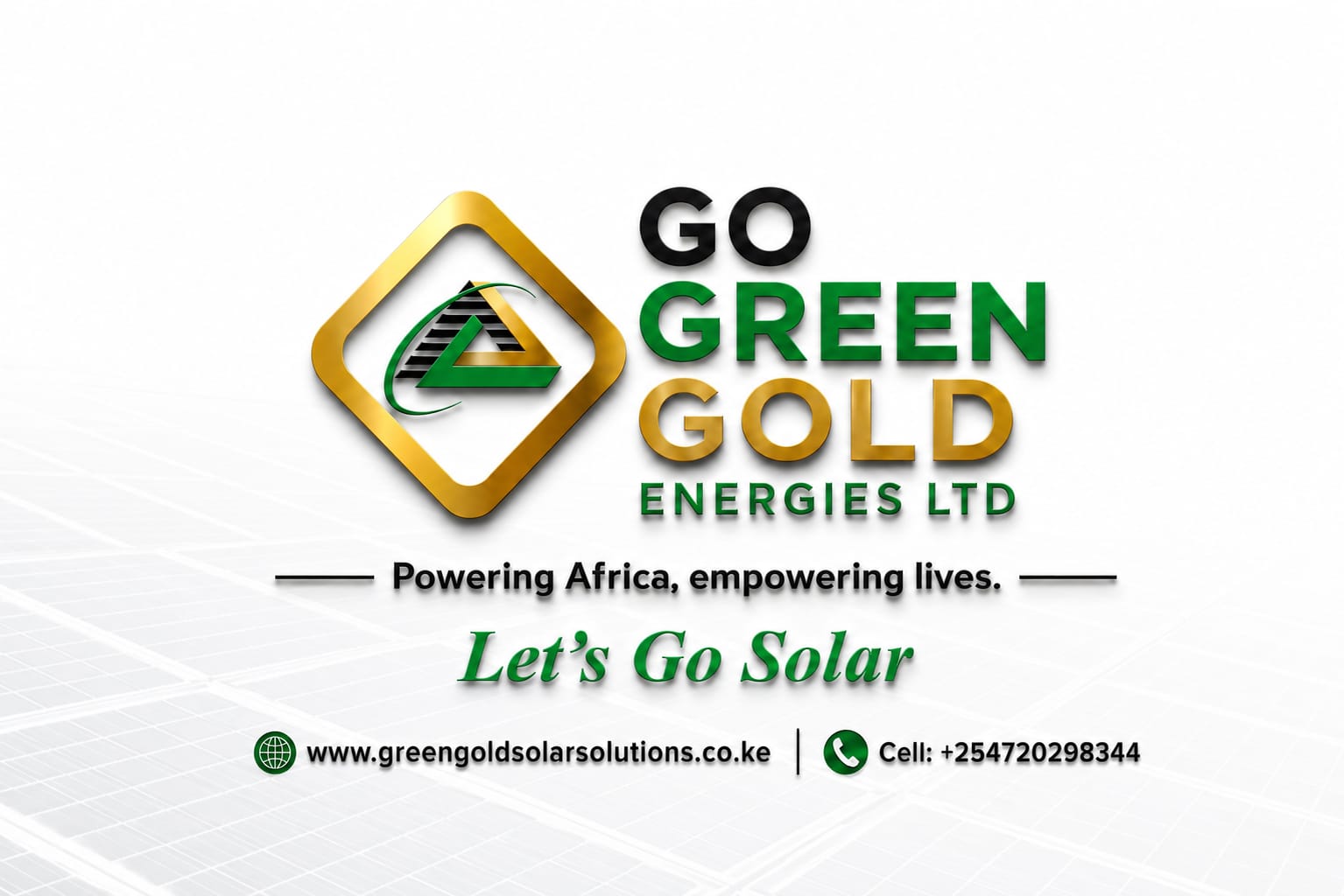 Go Green Gold Energies Ltd — Powering Africa, empowering lives